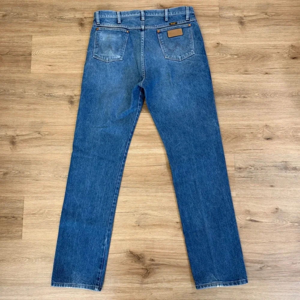 Wrangler 13MWZ Cowboy Cut Original Fit Straight Leg Jean's Men 36x34-tag show 36
